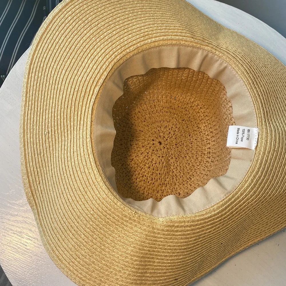 Wide  Brim Paper Straw Hat